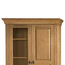 Wohnen Landhaus Vitrine Piatra in Kiefer Natur gelaugt