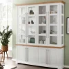 Wohnen Landhaus Vitrinenschrank mit acht Türen - Eyzaco