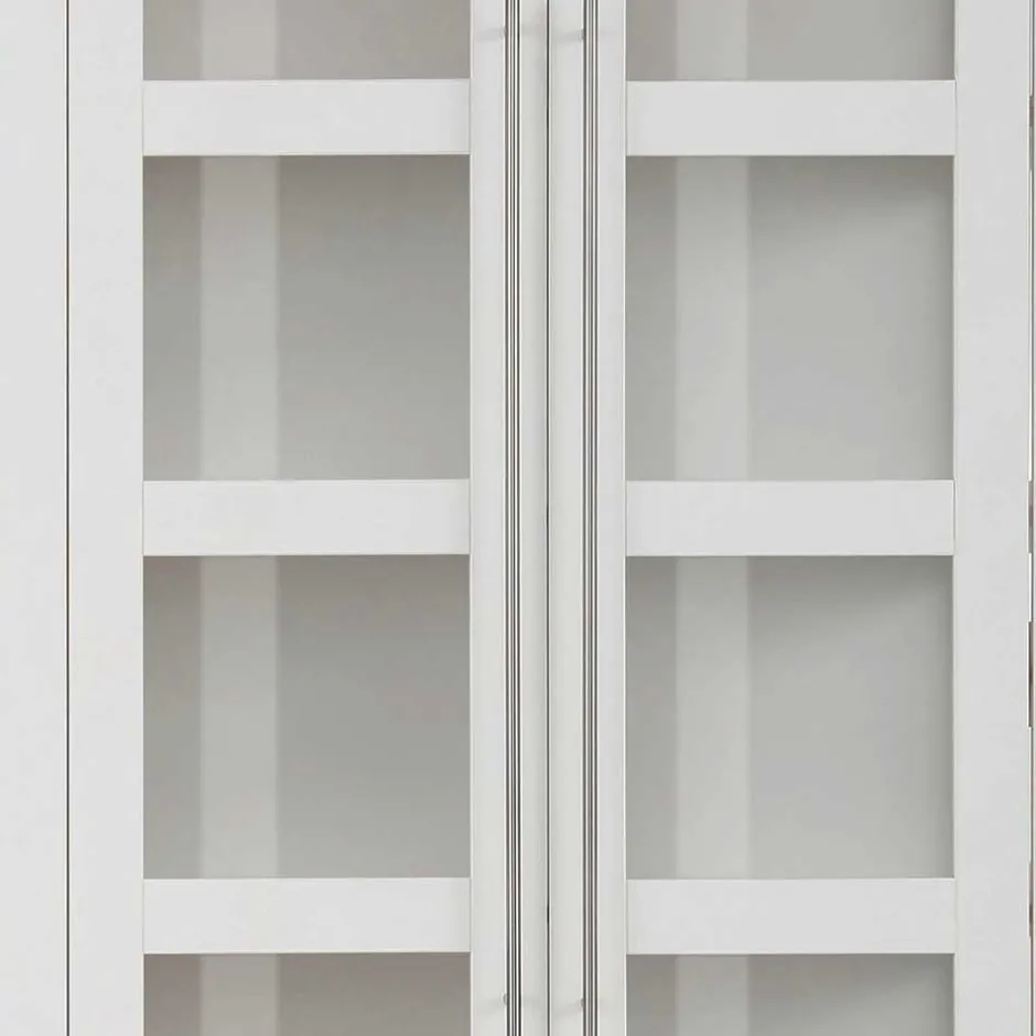 Wohnen Landhaus Vitrinenschrank mit acht Türen - Eyzaco