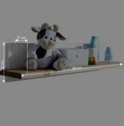 Landhaus Wandboard in Weiß & Eichefarben - Envicron^Wohnen Clearance