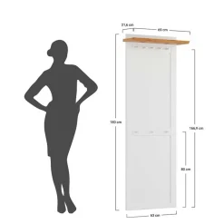 Landhaus Wandgarderobe aus Kiefer - Saluts^Wohnen Best