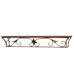 Landhaus Wandkonsole Juliama mit Metall Verzierung^Wohnen Online