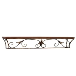 Landhaus Wandkonsole Juliama mit Metall Verzierung^Wohnen Online