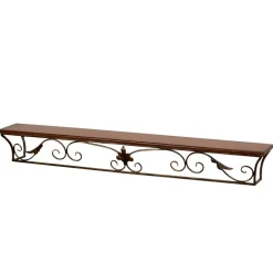 Landhaus Wandkonsole Juliama mit Metall Verzierung^Wohnen Online