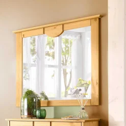 Wohnen Landhaus Wandspiegel 81x81x5 cm - Edranov