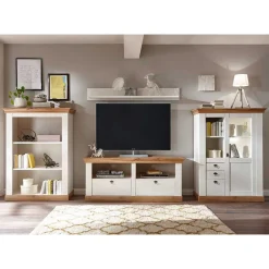 Landhaus Wohnkombination mit TV Board - Diatara (vierteilig)^Wohnen Hot