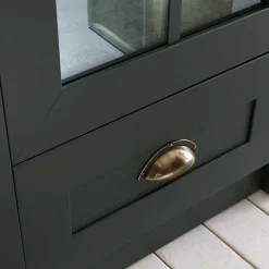 Landhaus Wohnwand in Dunkelgrün - Niestov (vierteilig)^Wohnen Best