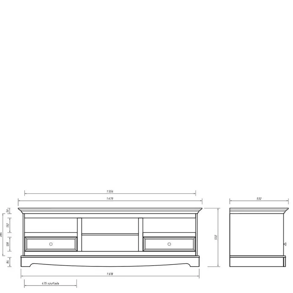 Landhaus Wohnwand Möbel - Vitablo (fünfteilig)^Wohnen Best