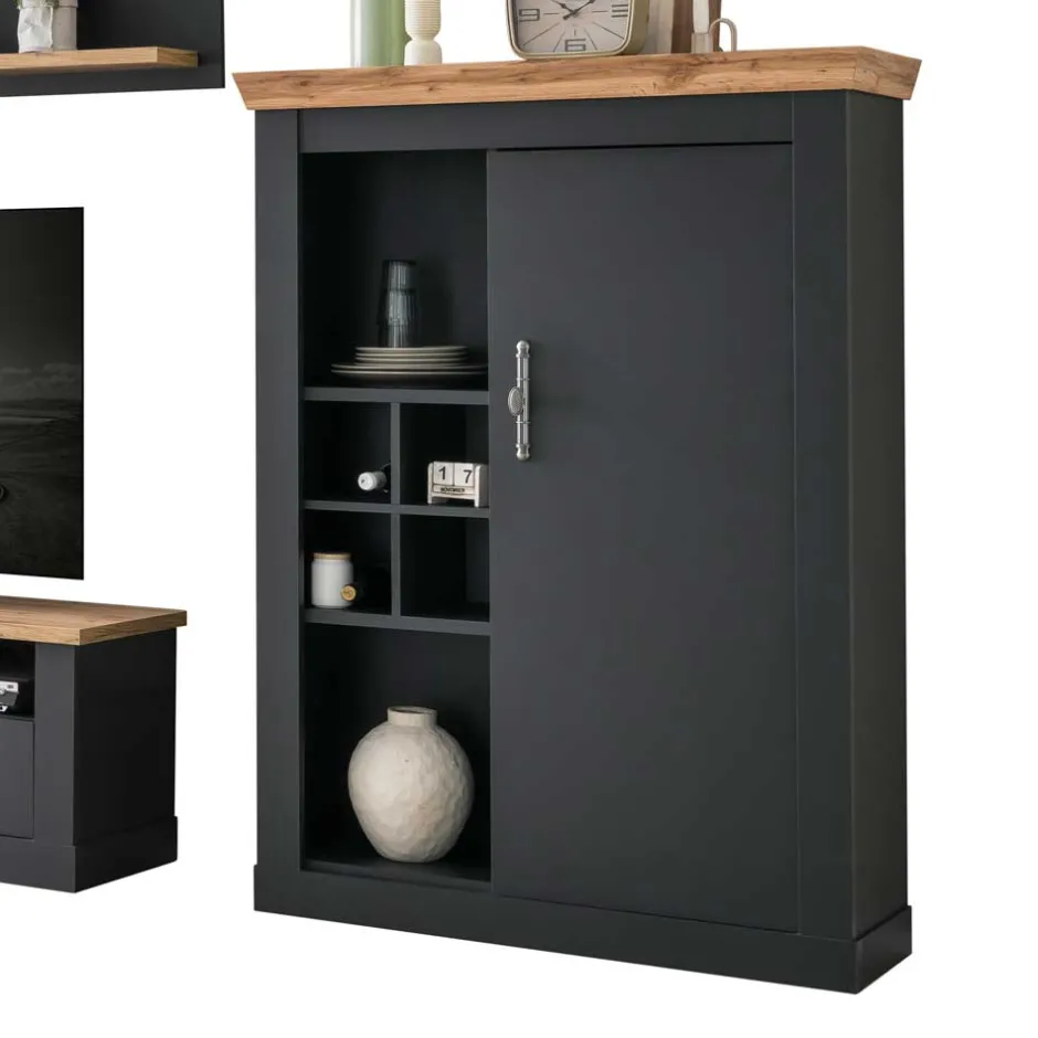 Landhaus Wohnwand Set - Lionel (vierteilig)^Wohnen Outlet