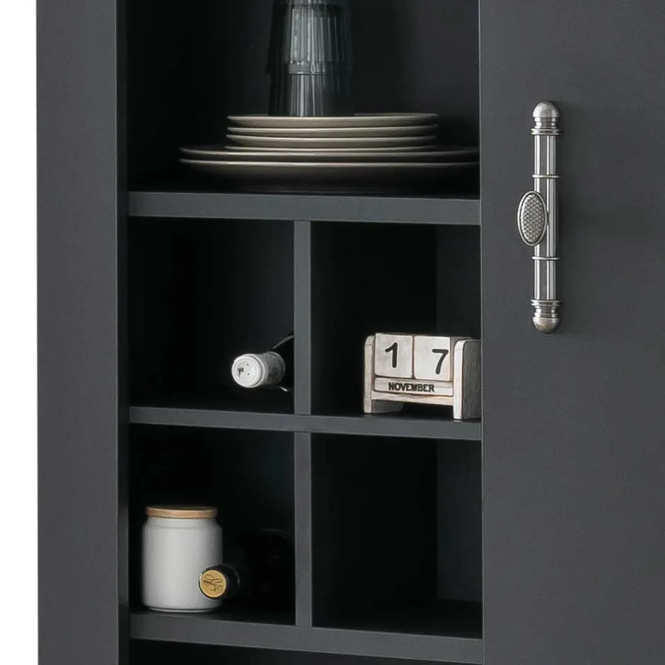 Landhaus Wohnwand Set - Lionel (vierteilig)^Wohnen Outlet