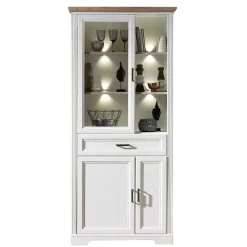 Landhaus Wohnzimmer Möbel beleuchtet - Sinolita (zweiteilig)^Wohnen