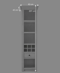 Wohnen Landhaus Wohnzimmer Möbel in Weiß - Chelles (vierteilig)