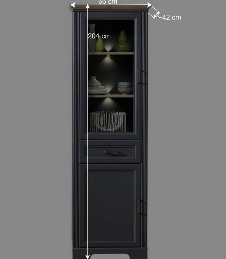 Wohnen Landhaus Wohnzimmermöbel in Grau - Thumbs (dreiteilig)