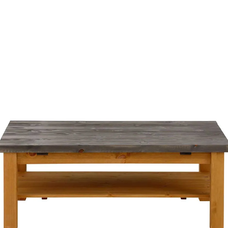 Wohnen Landhaus Wohnzimmertisch in Natur & Grau - Ostanzia