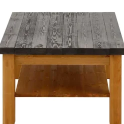 Wohnen Landhaus Wohnzimmertisch in Natur & Grau - Ostanzia