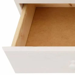 Wohnen Landhaus Wäsche-Schrank in Weiß lackiert - Ilvestra