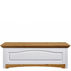 Landhaus Wäschetruhe in Weiß & Kiefer - Lagune^Wohnen Discount