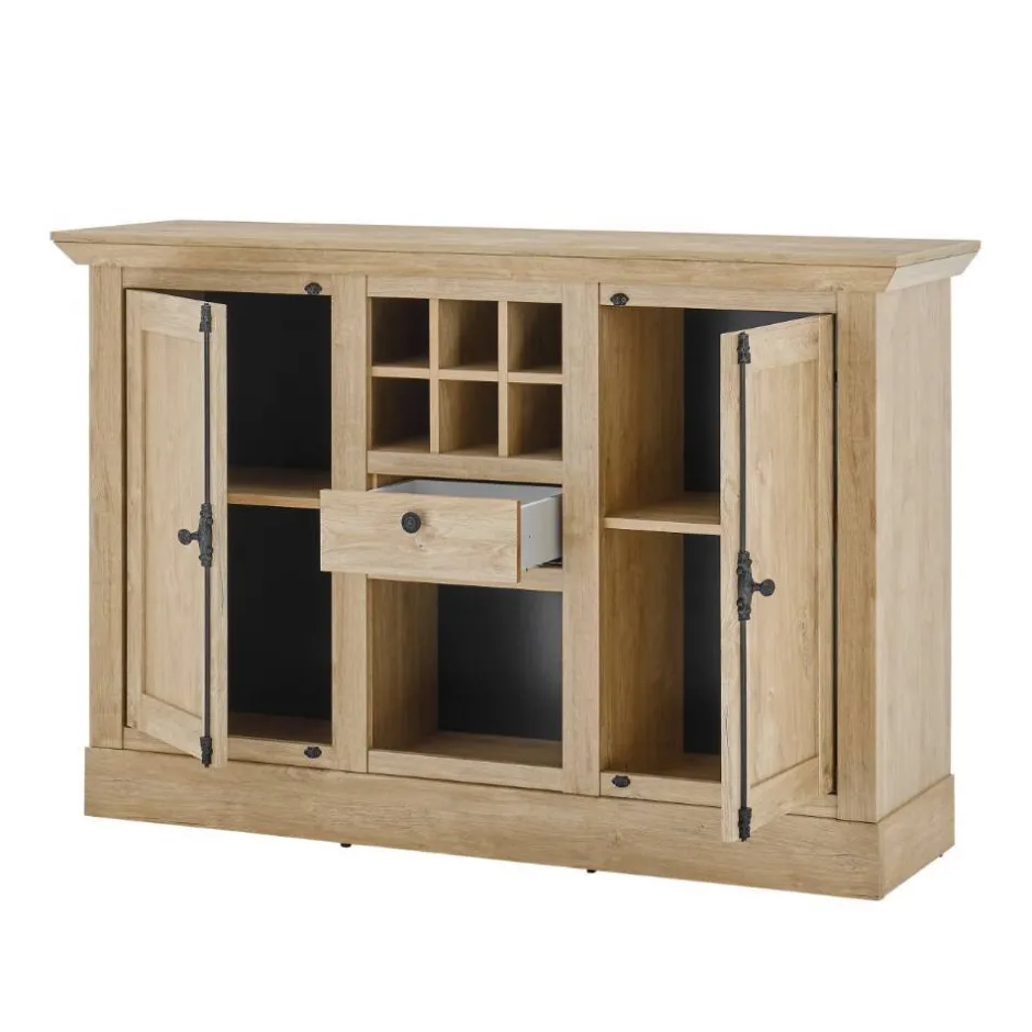 Wohnen Landhaus-Anrichte in Eiche Gold - Hengas