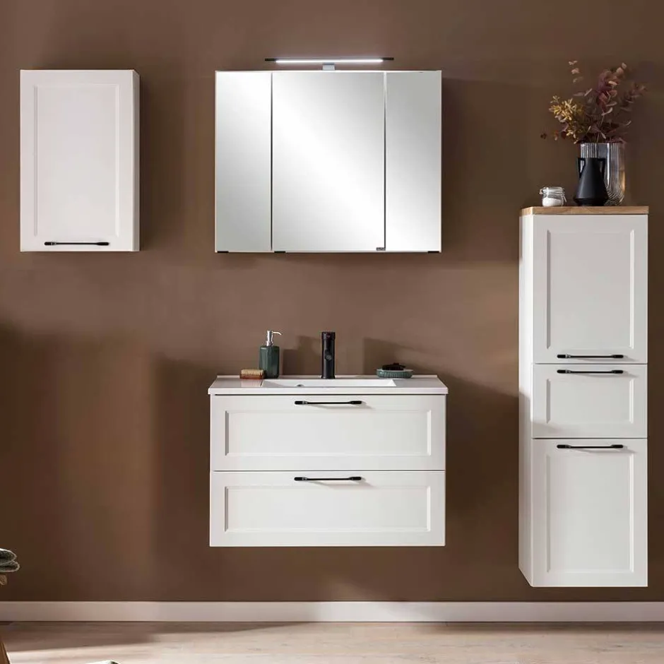 Landhausbadmöbel Kombination - Gyatso (vierteilig)^Wohnen Clearance