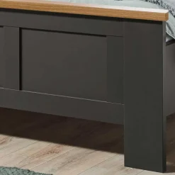 Landhausbett mit 140 cm Breite modern - Cretania^Wohnen