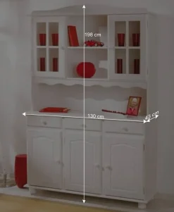 Wohnen Landhaus-Buffetschrank Nanini in Weiß