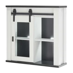 Landhausküche Oberschrank mit Glas Schiebetür - Eture^Wohnen Clearance