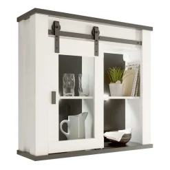 Landhausküche Oberschrank mit Glas Schiebetür - Eture^Wohnen Clearance