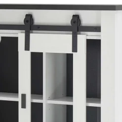 Landhausküche Oberschrank mit Glas Schiebetür - Eture^Wohnen Clearance