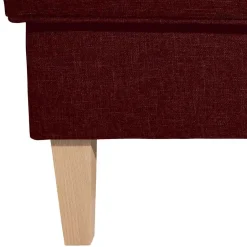 Wohnen Landhaus-Ohrensessel in Rot und Buche - Lacaza