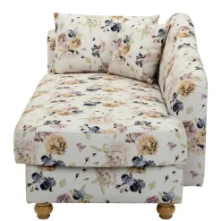 Wohnen Landhaus-Recamiere mit Blumen Muster - Vergil