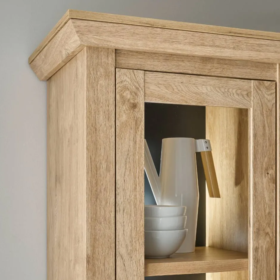 Landhaus-Schrank in Eiche Gold - Hengas^Wohnen Sale