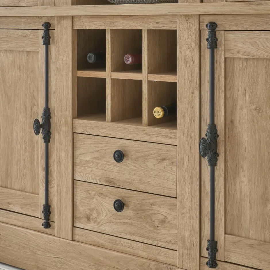 Landhaus-Schrank in Eiche Gold - Hengas^Wohnen Sale