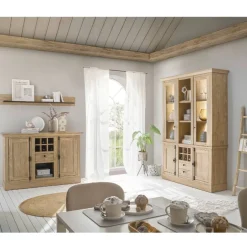 Landhaus-Schrank in Eiche Gold - Hengas^Wohnen Sale