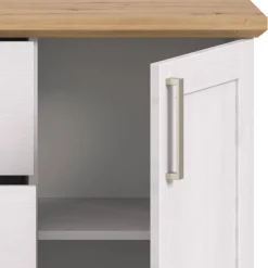 Wohnen Landhaus-Sideboard in Weiß - Tocella