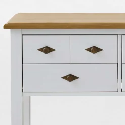 Landhausstil Möbel Set Sibiuta in Weiß (zweiteilig)^Wohnen Sale