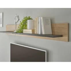 Wohnen Landhaus-TV-Anbauwand Set - Hengas (dreiteilig)