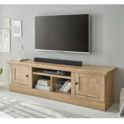 Wohnen Landhaus-TV-Anbauwand Set - Hengas (dreiteilig)