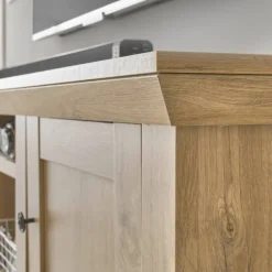 Wohnen Landhaus-TV-Anbauwand Set - Hengas (dreiteilig)