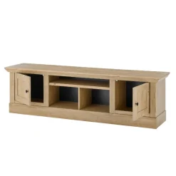 Wohnen Landhaus-TV-Lowboard in Eiche Gold - Hengas