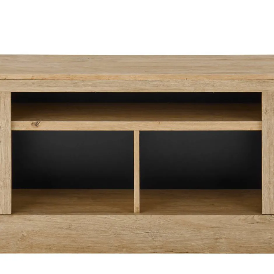 Wohnen Landhaus-TV-Lowboard in Eiche Gold - Hengas