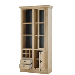 Wohnen Landhaus-Wohnwand Set - Hengas (vierteilig)