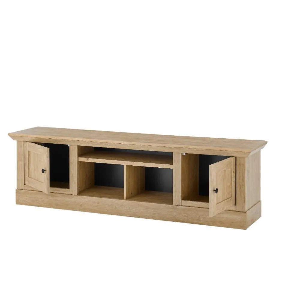 Wohnen Landhaus-Wohnwand Set - Hengas (vierteilig)