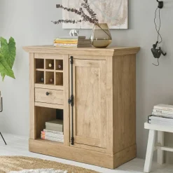 Wohnen Landhaus-Wohnwand Set - Hengas (vierteilig)