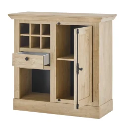 Wohnen Landhaus-Wohnwand Set - Hengas (vierteilig)