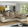 L-Design Bettsofa in Beige und Creme - Dongtana^Wohnen Outlet