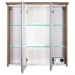 LED Bad-Spiegelschrank in Touchwood - Dadros^Wohnen New