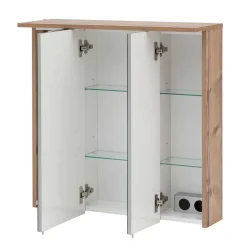 LED Bad-Spiegelschrank in Touchwood - Dadros^Wohnen New