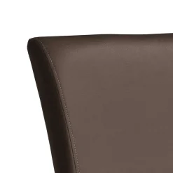 Wohnen Leder Barhocker Bordana in Braun