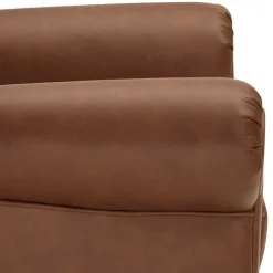 Leder Chesterfieldsessel in Cognac Braun - Martinos^Wohnen