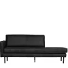 Leder Daybed in Schwarz - Avonita^Wohnen Clearance